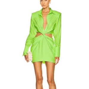 Sold out Gauge81 Brown Satin Dress